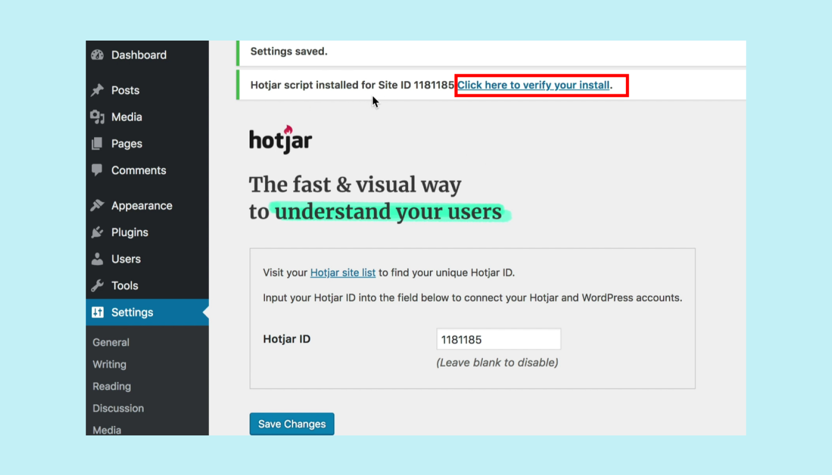 Wordpress What is Hotjar 