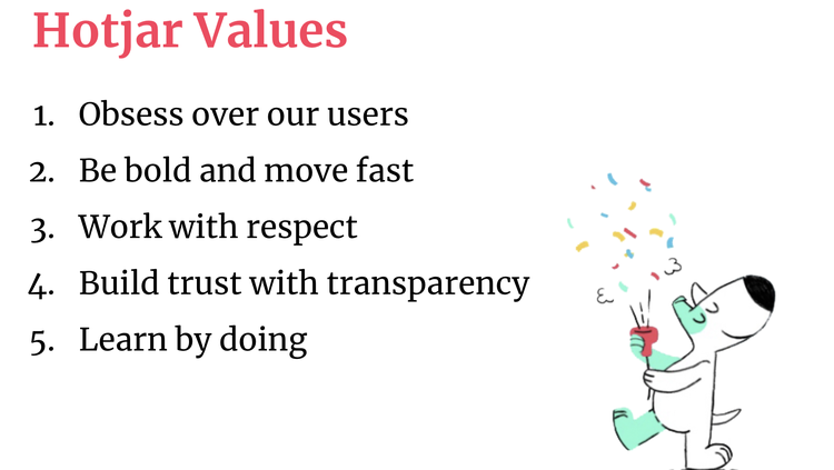 How To Choose The Right Core Company Values 70 Examples Hotjar Blog