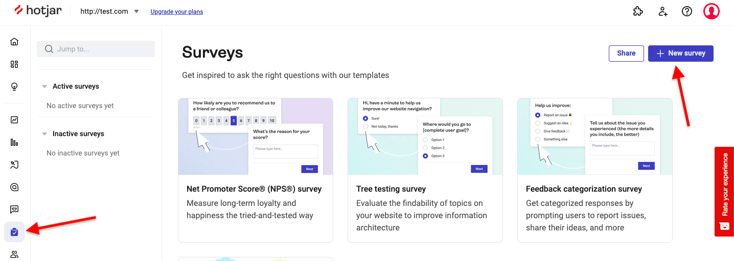 How to Create a Survey - UserFeedback