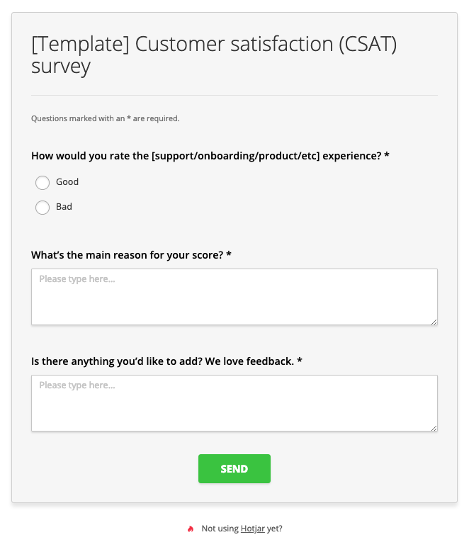 Top Customer Satisfaction Survey Questions & Template