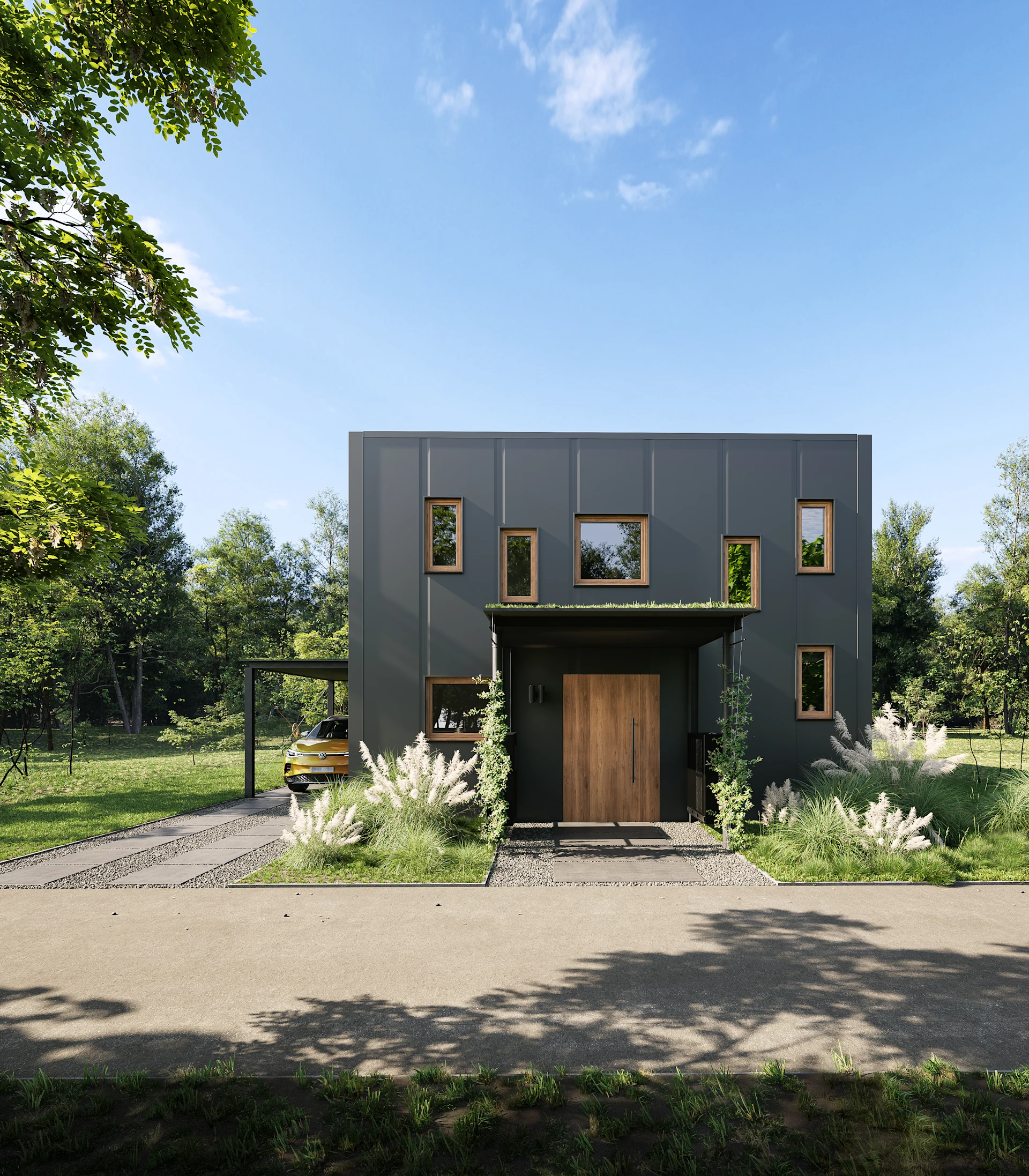 Bildmaterial Green Steel Home 01
