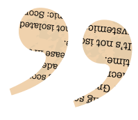 newspaper quote end