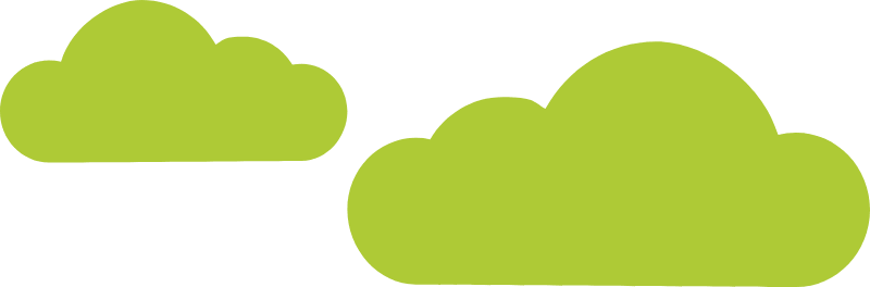 clouds green