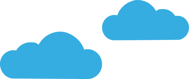 clouds blue