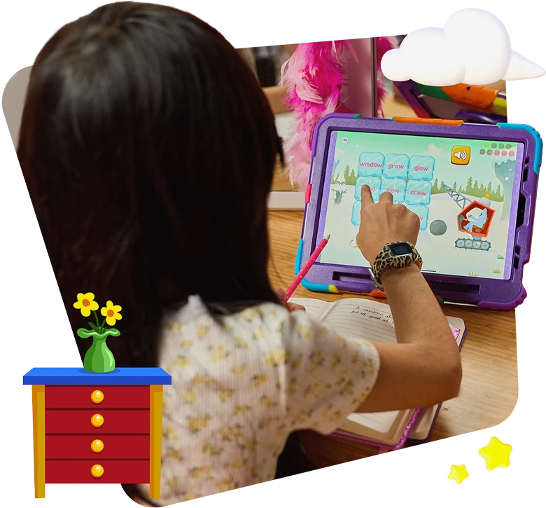 hs purple ipad word pick