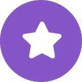 icon star purple