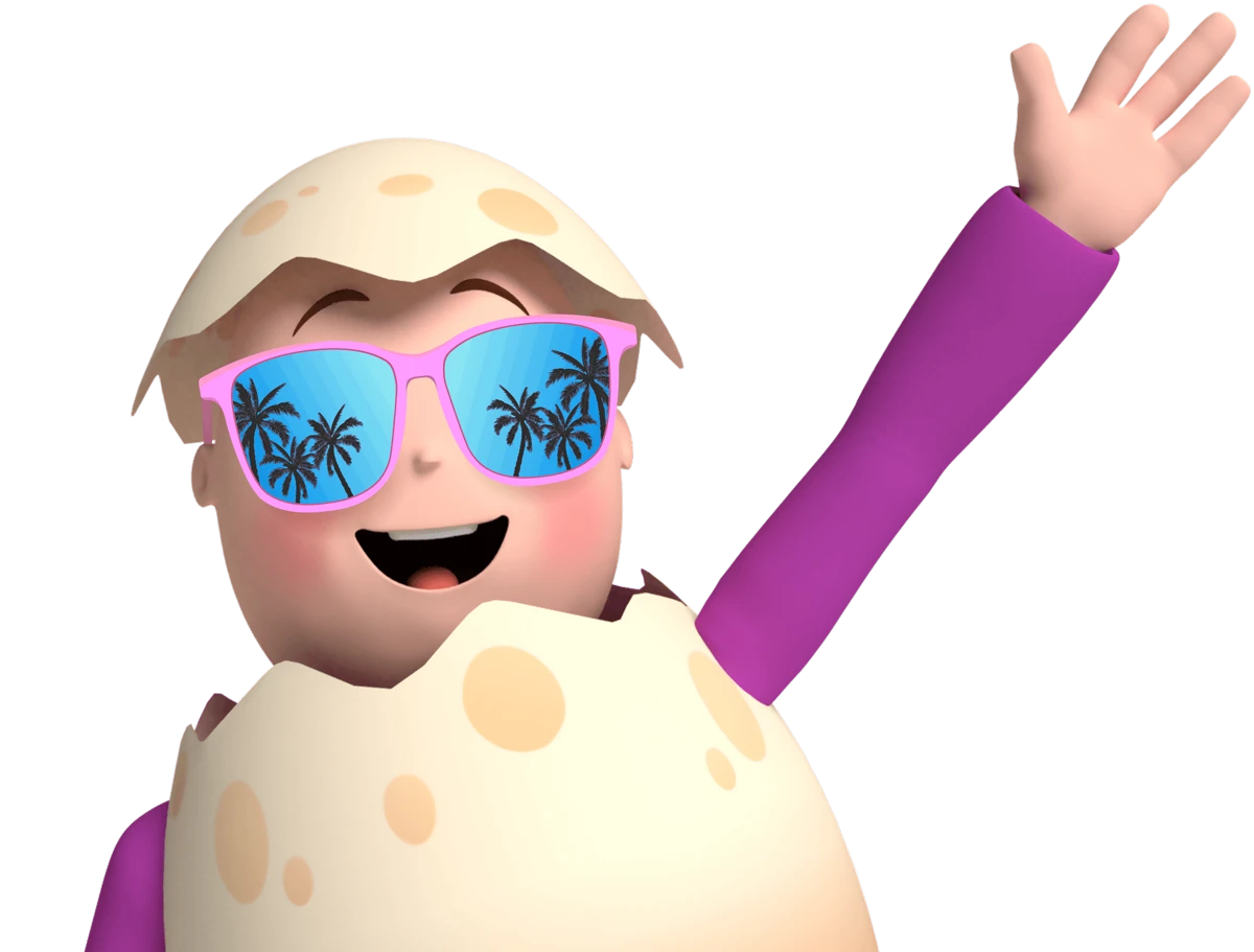 reggie sunglasses waving