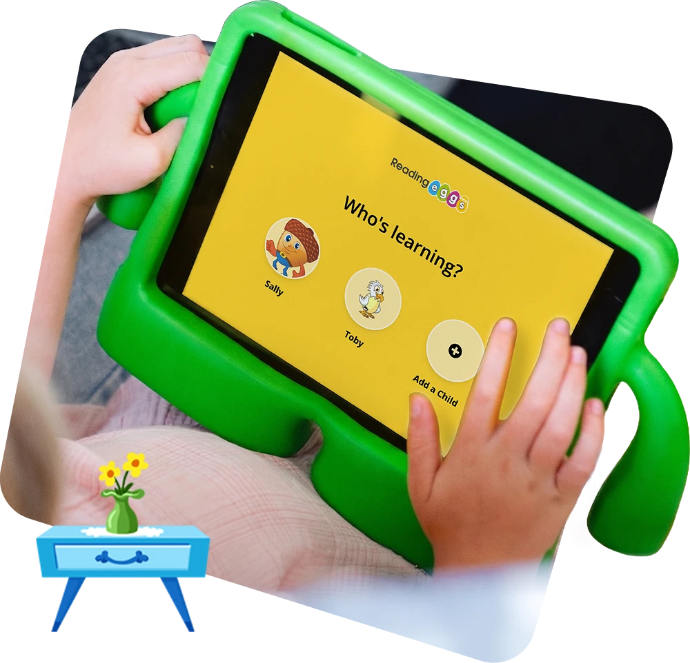 hs ipad green child select