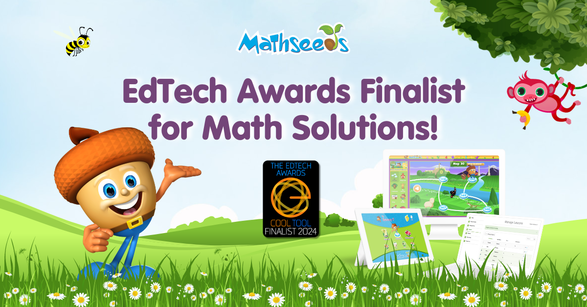 Mathseeds is a Finalist in the Prestigious 2024 EdTech Awards!