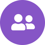 icon social purple