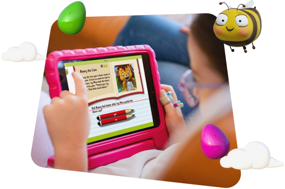 hs pink ipad roary the lion