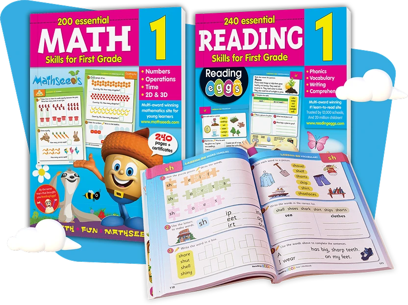 hs workbook math reading