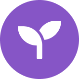 icon plant purple