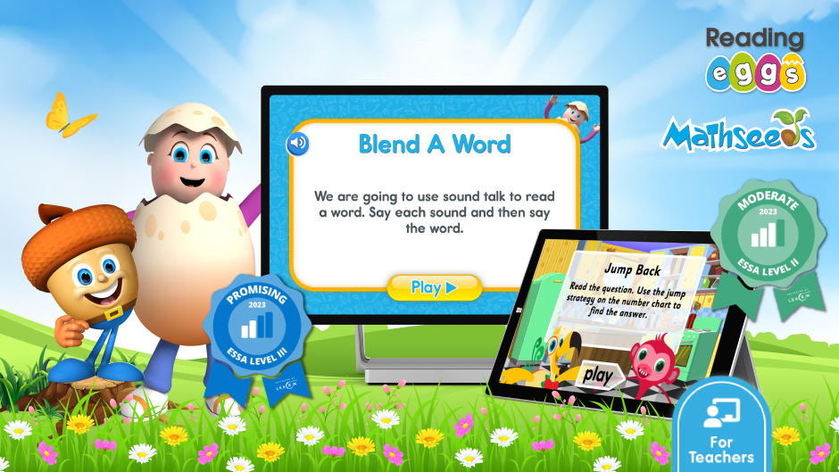 Mathseeds and Reading Eggs’ ESSA Certification