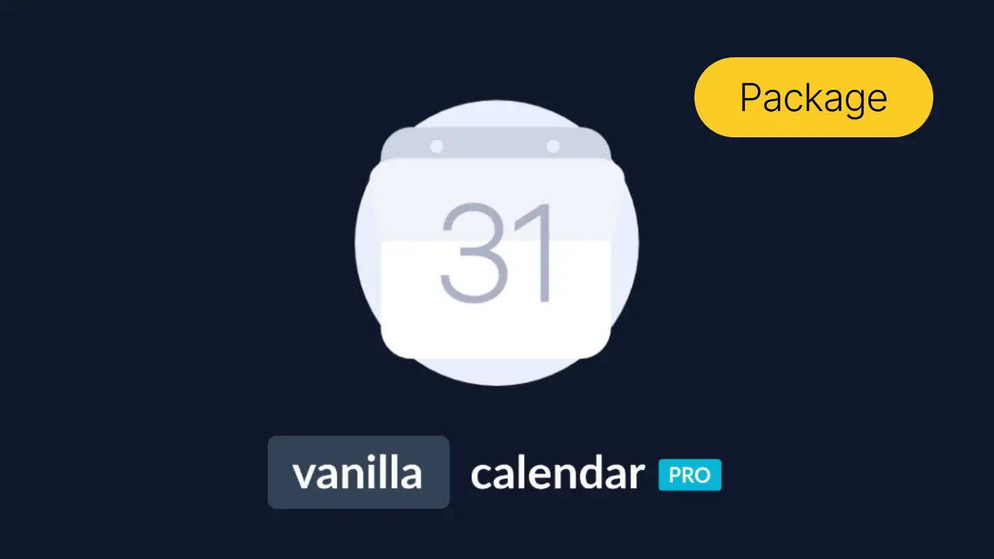 Vanilla Calendar