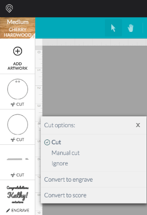 Cut Didn't Go Through Material – Glowforge