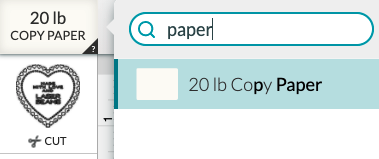 Copy Paper Settings