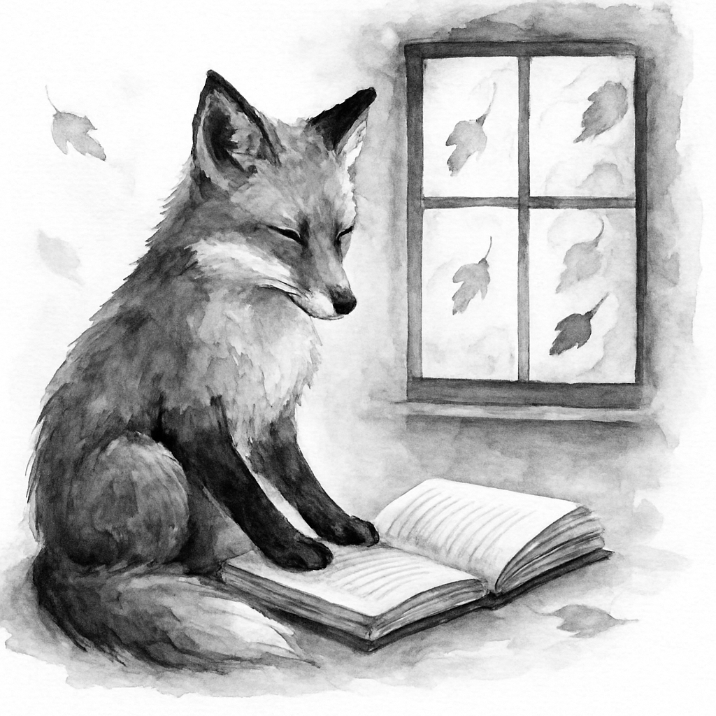 Watercolor fox