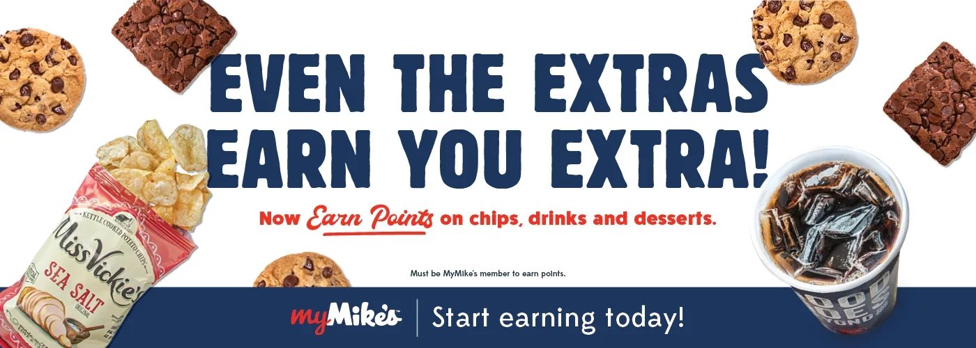 Now earn points on chips, drinks, and desserts. Download the app and start earning today!
