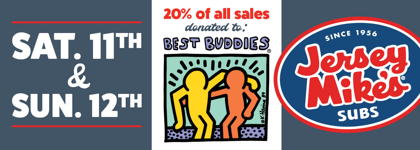 This weekend, 20% of all sales will be donated to Best Buddies.