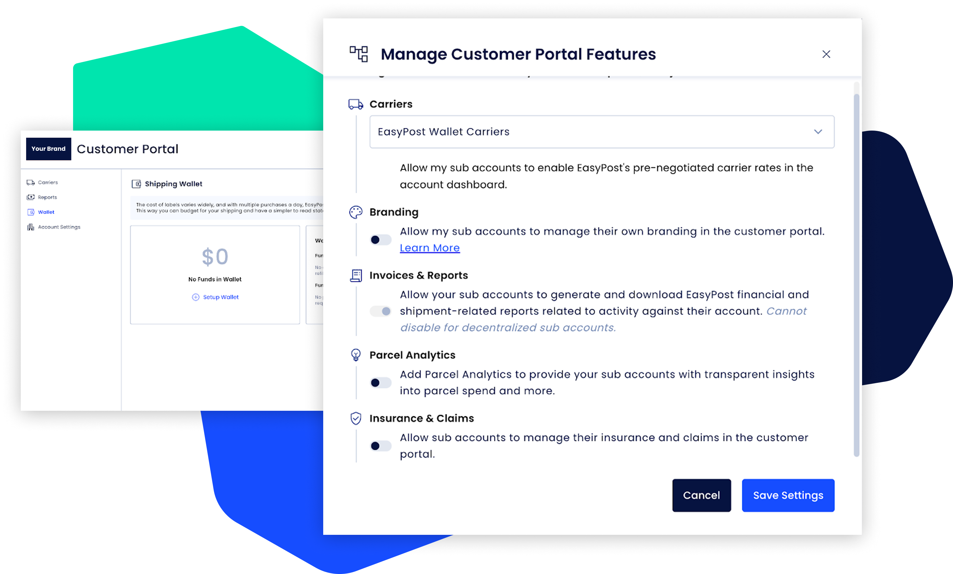 image example of Forge's customer portal