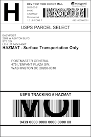 HAZMAT Shipping Safety Guide USPS Delivers 42 OFF