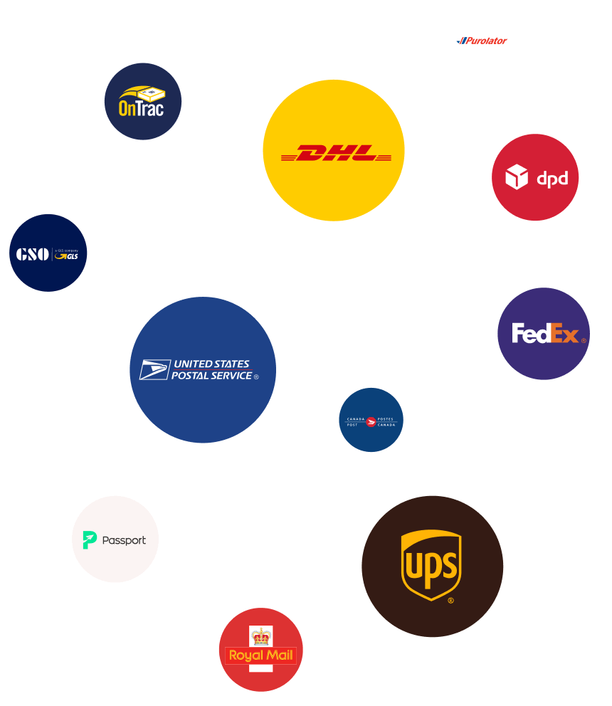 Various carrier logos