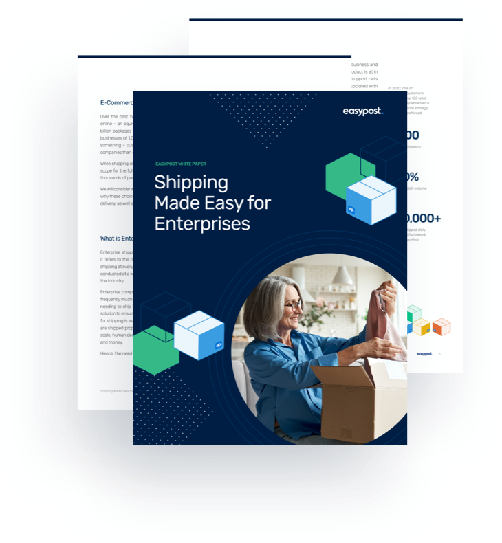 Shipping Made Easy For Enterprises White Paper