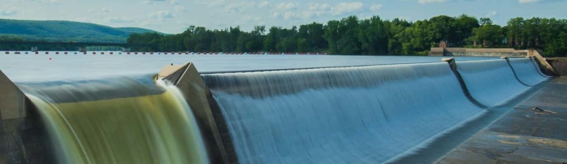 A large dam