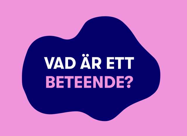 Vad är ett beteende? 