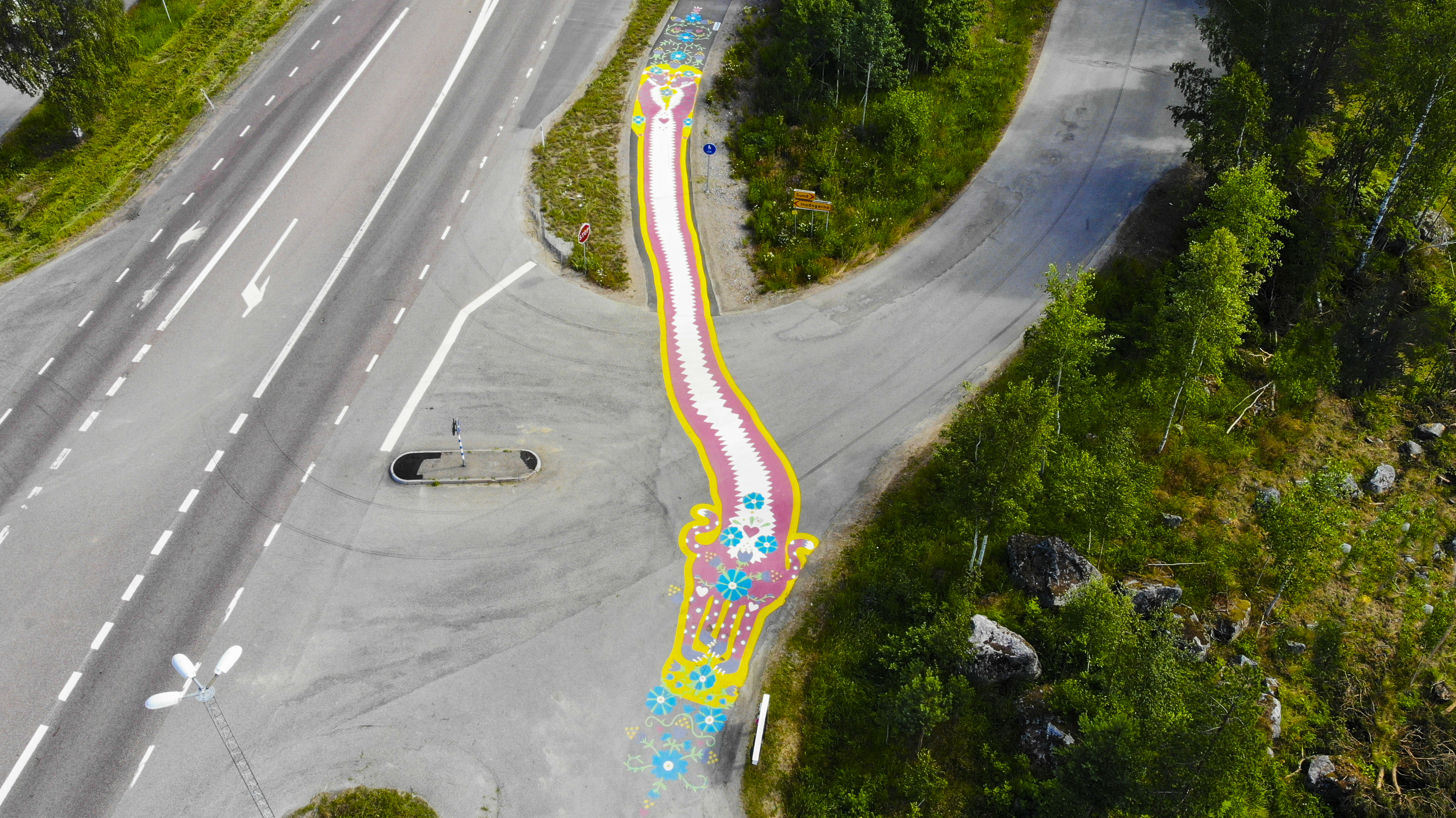 Vägmålning fick fler att använda cykelbana