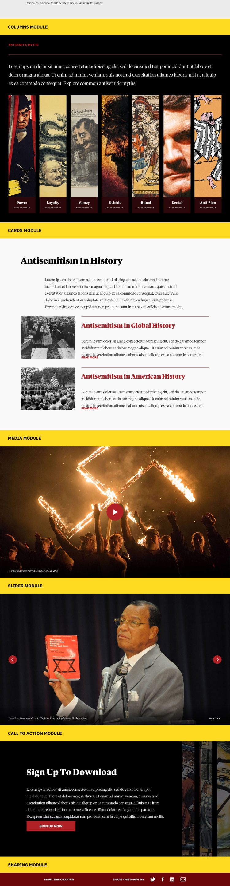 Module guide for the Antisemitism Uncovered website