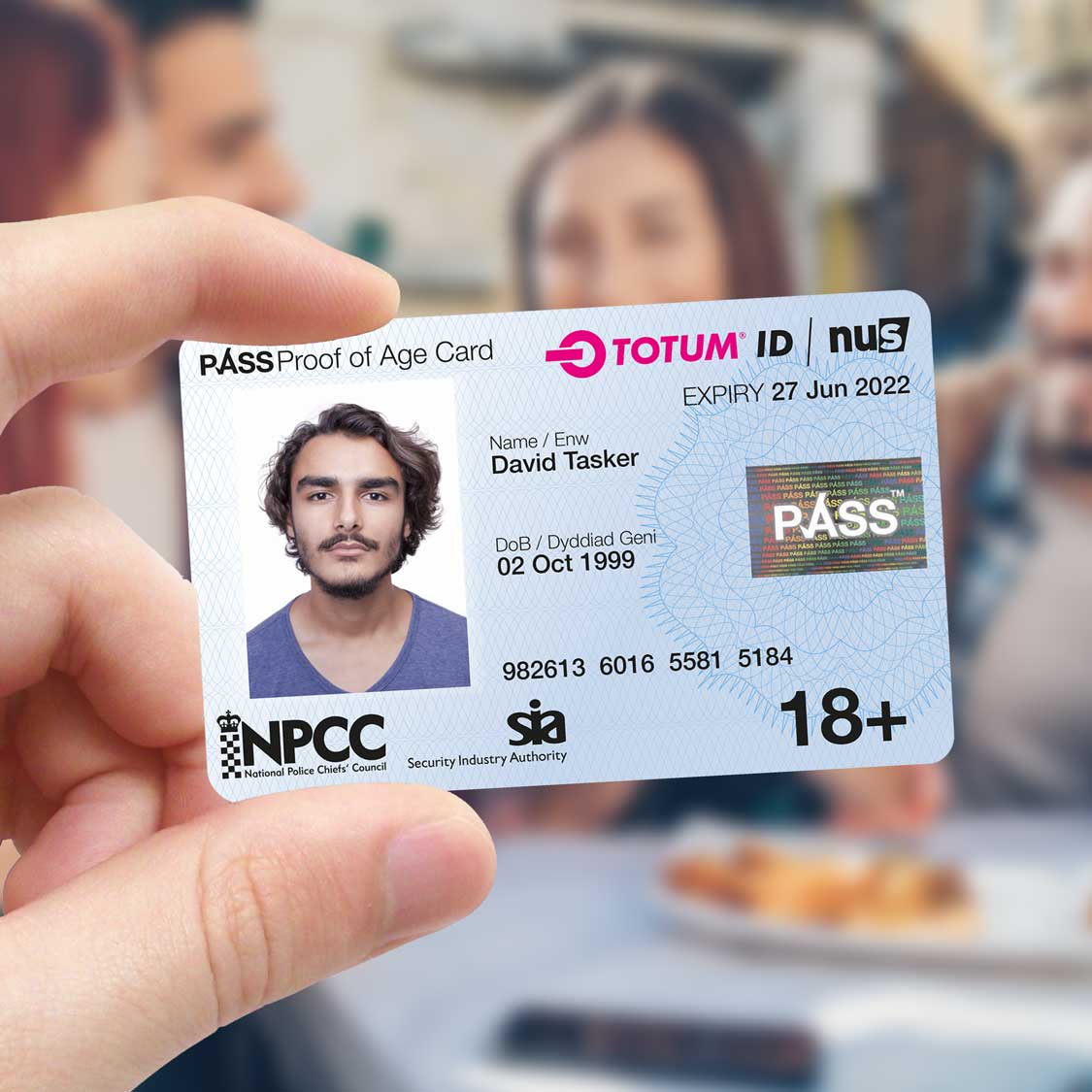 Proof of age ID card with TOTUM  TOTUM Within Isic Card Template