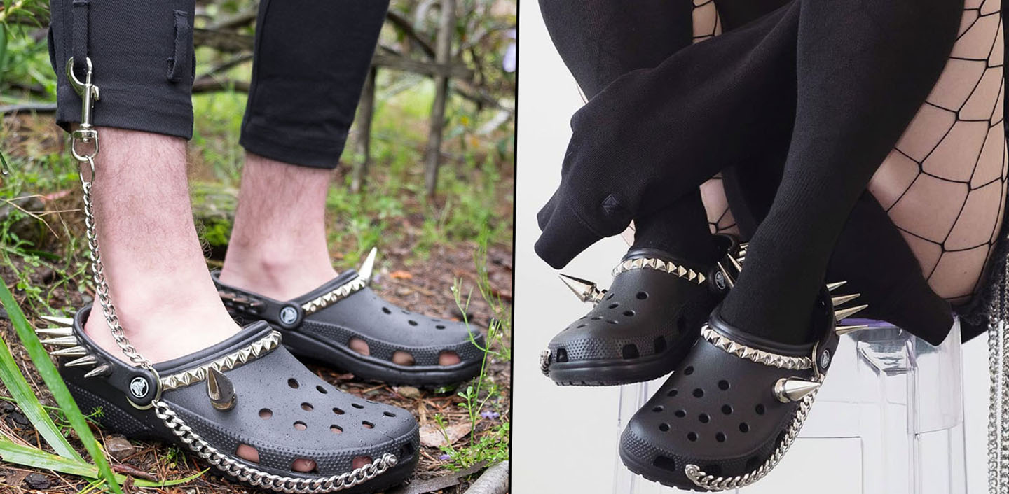 You Can Now Buy Goth Crocs With Spikes And Chains | TOTUM