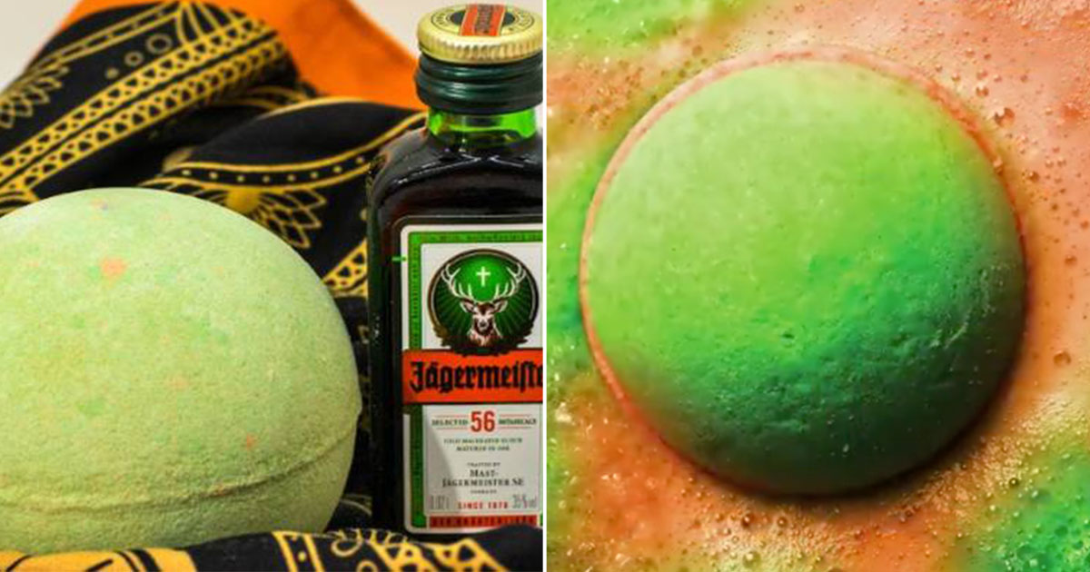 jagermeister bath bomb