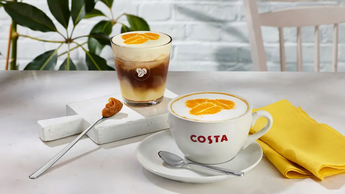 Costa Has Launched A Brand New Golden Caramel Coffee Range TOTUM