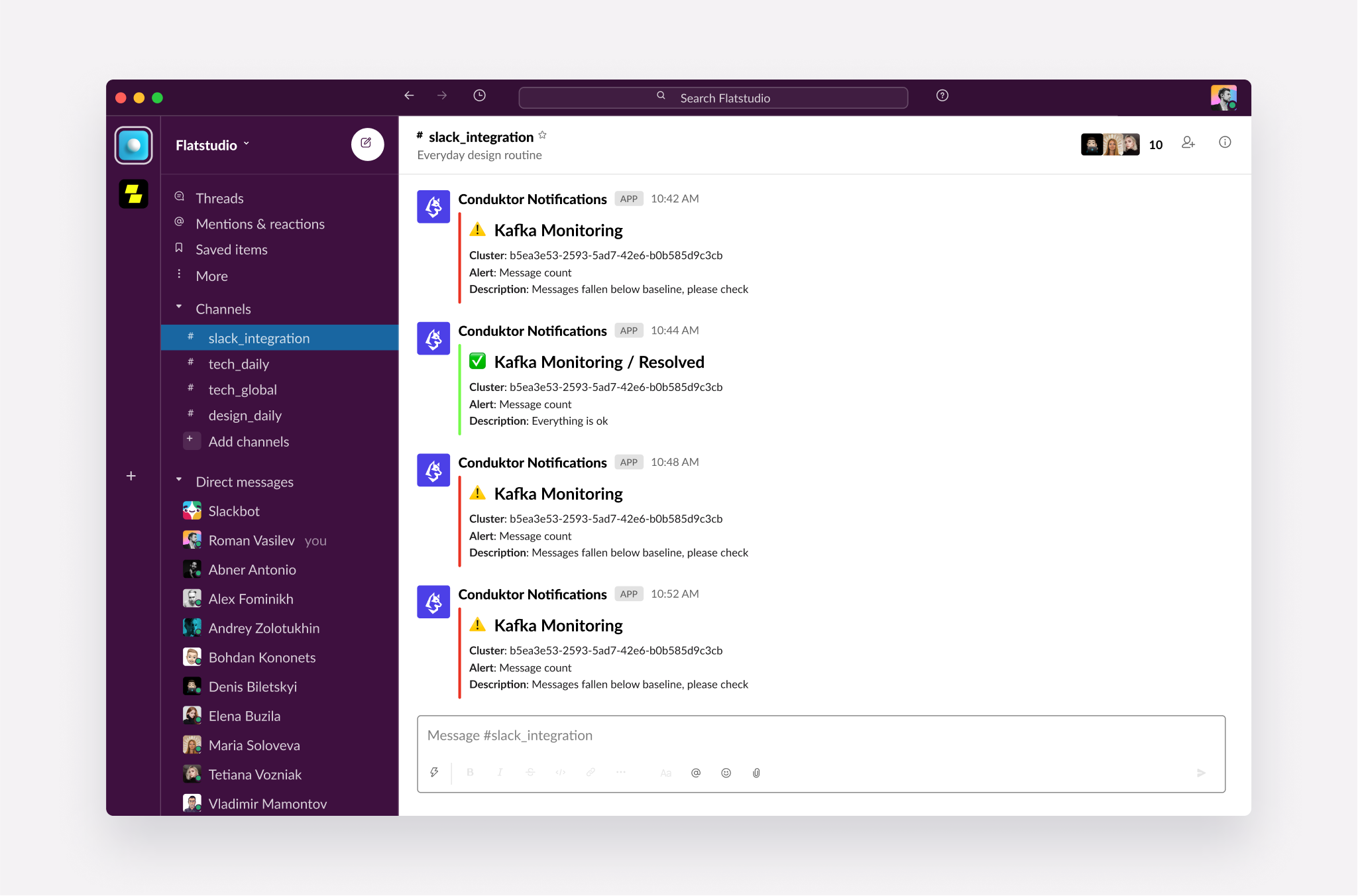 Slack Alerts