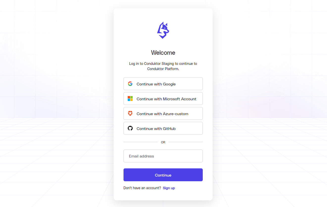 SSO in Conduktor Platform