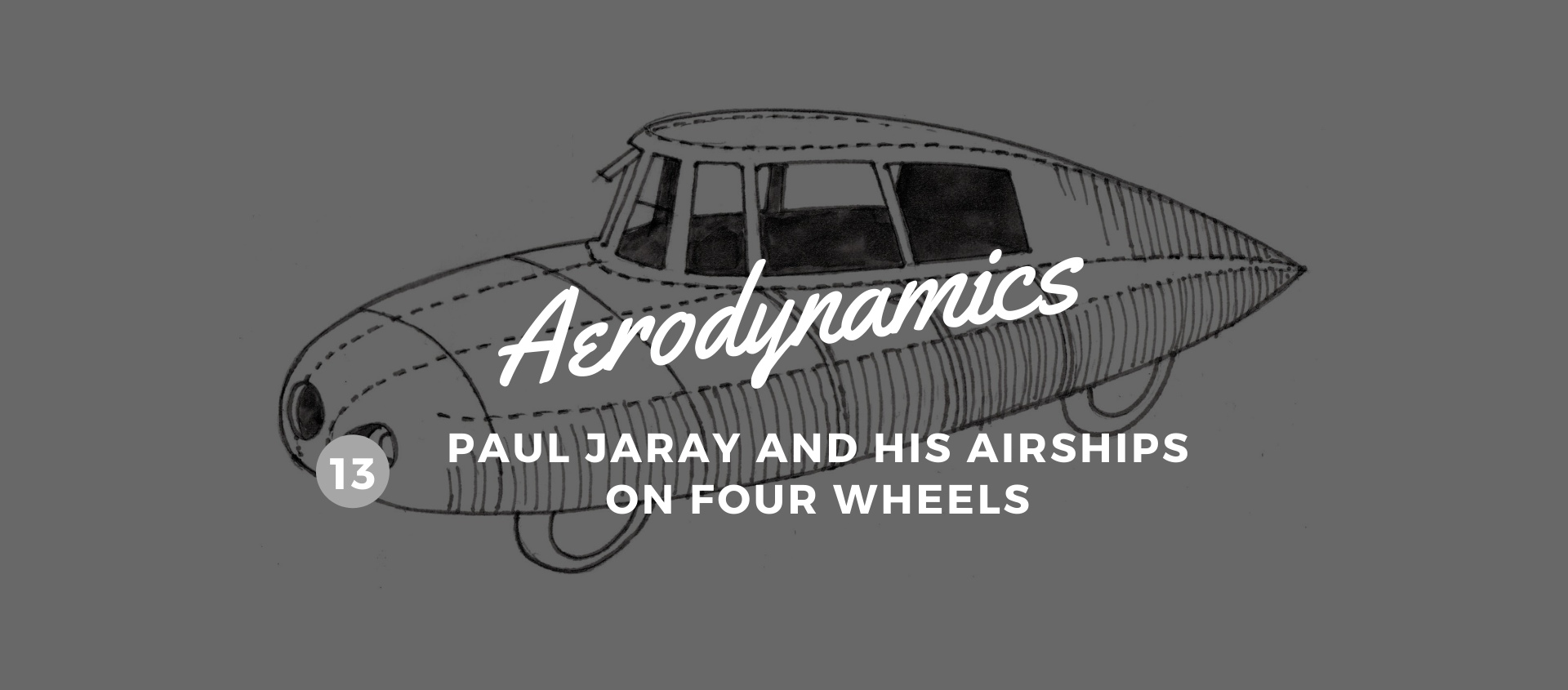 1921. Paul Jaray and his airships on four wheels
