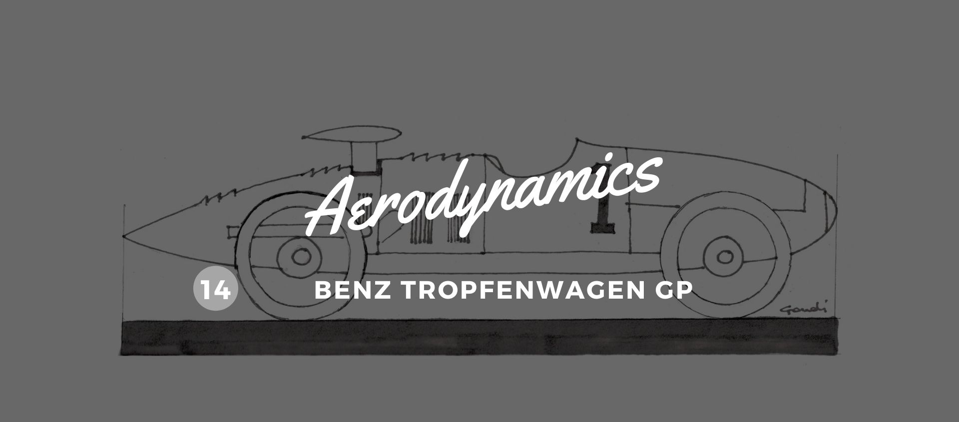 1923. Benz Tropfenwagen GP. The first Silver Arrow