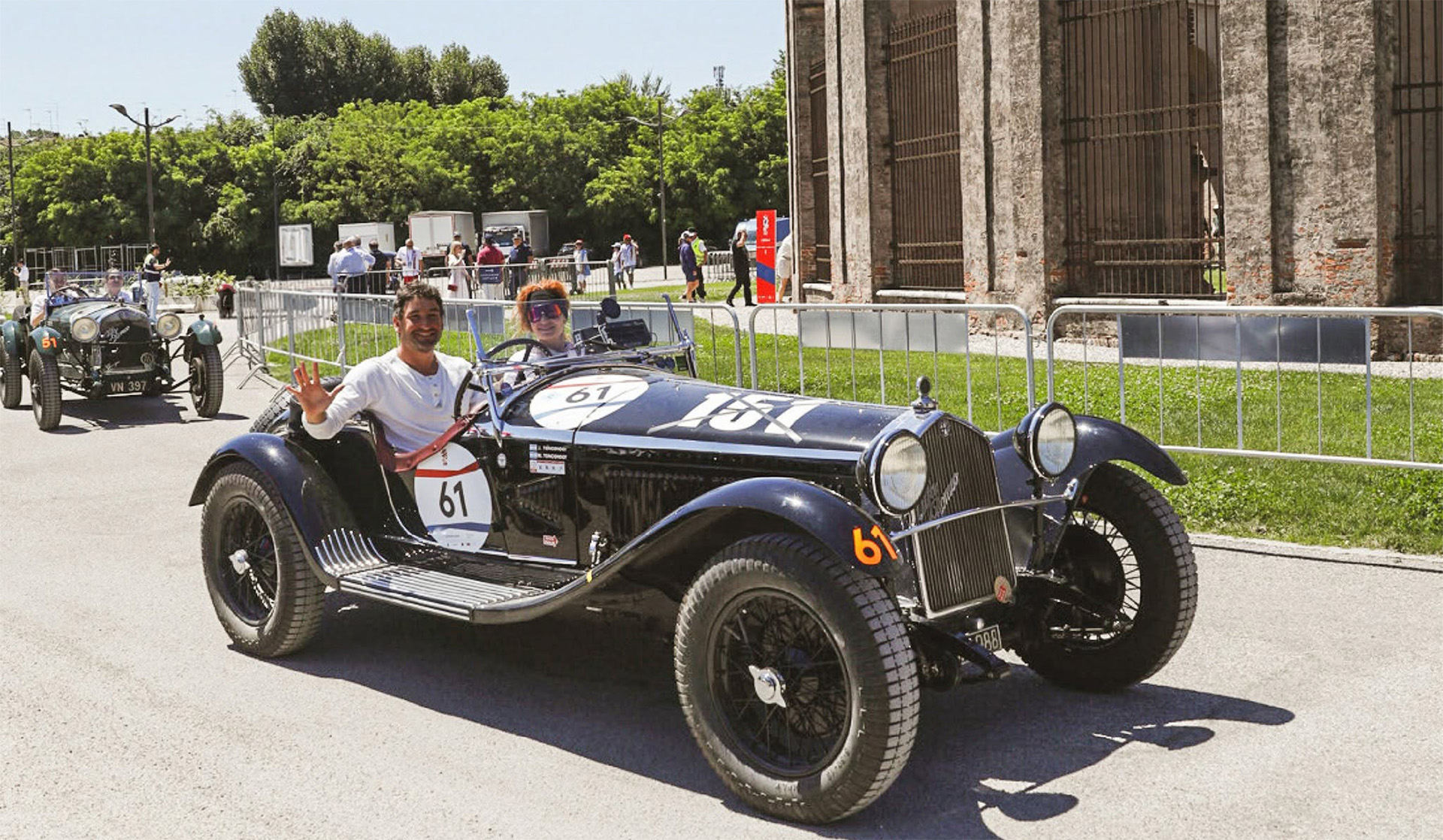 Two Alfa Romeo Zagato cars on the podium at the 1000 Miglia 2026, and an all-female triumph in the Post War category
