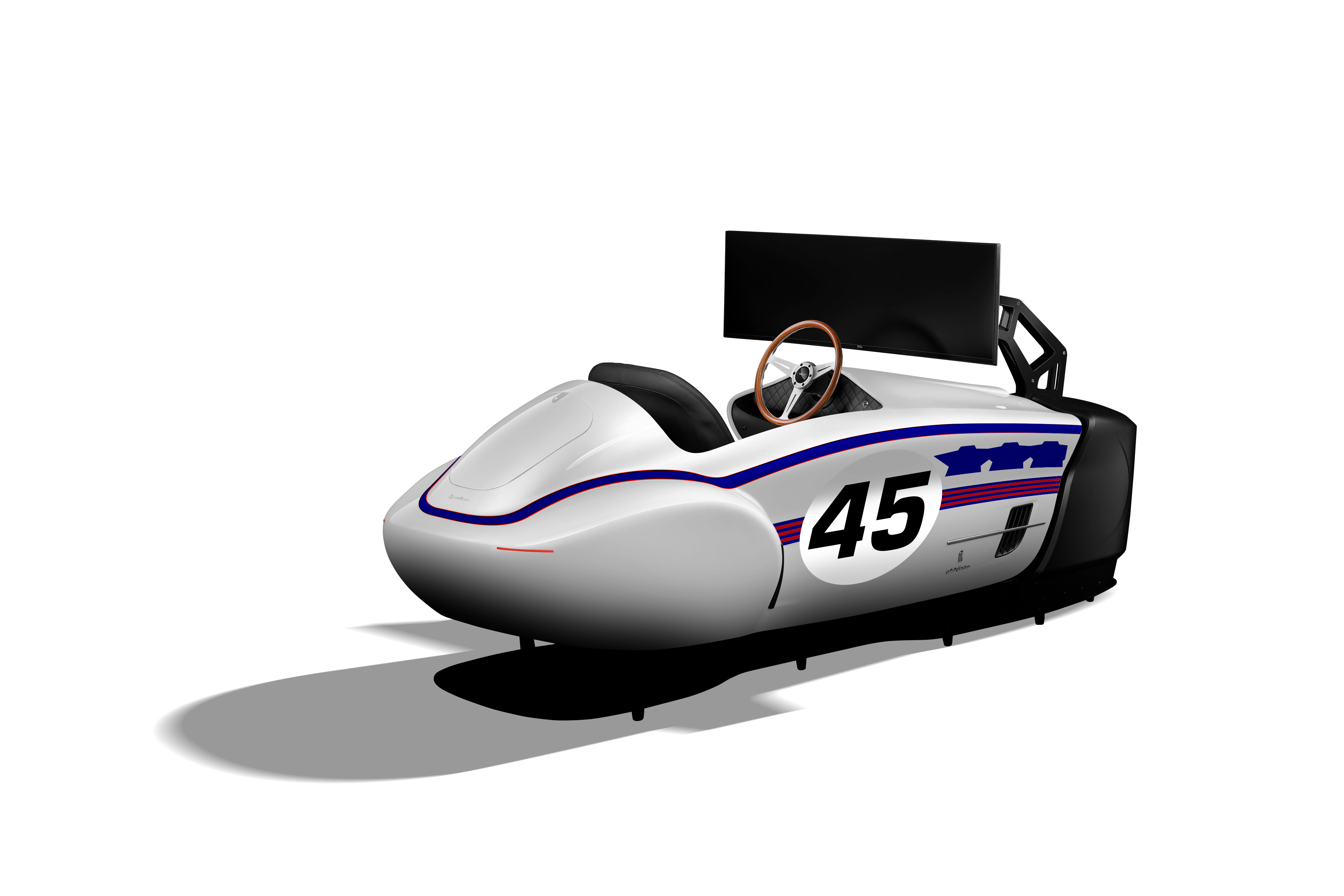 Sims Racing Stripes - Sportiva white