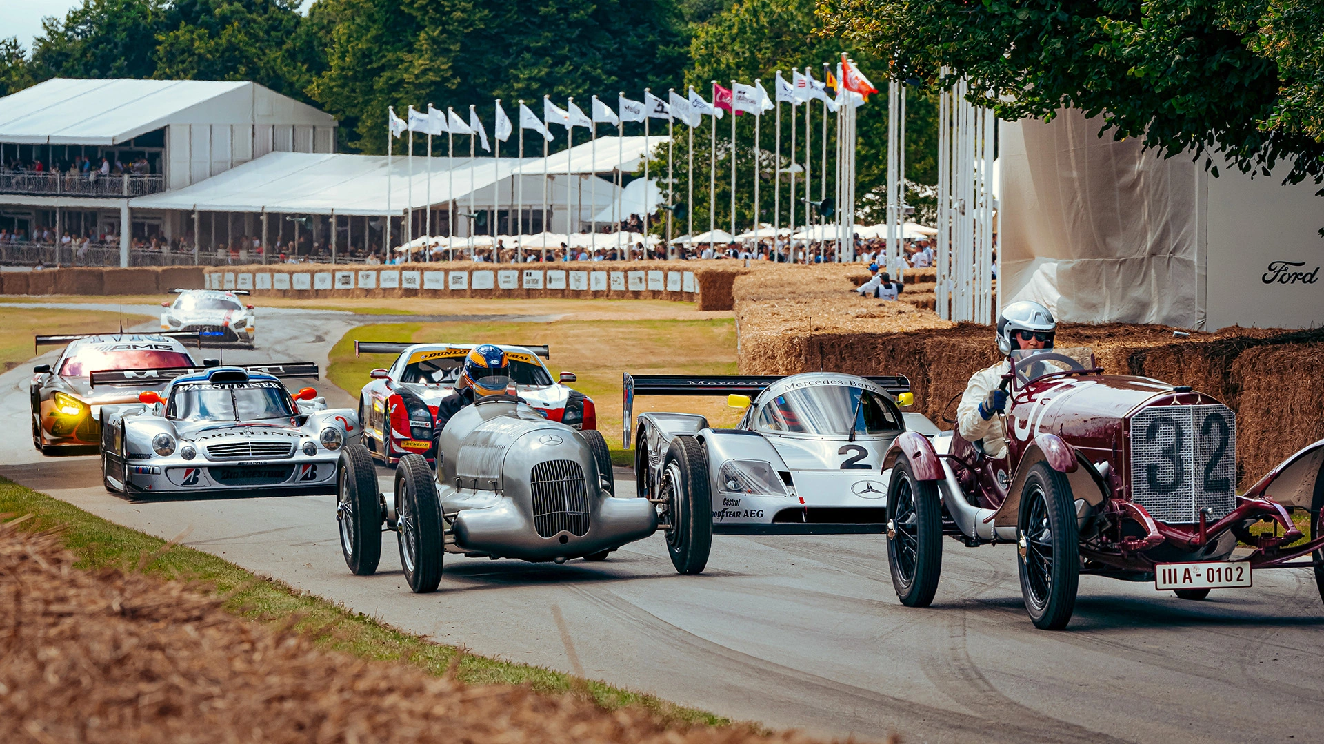 Mercedes-Benz Steals the Show at Goodwood Festival of Speed 2024