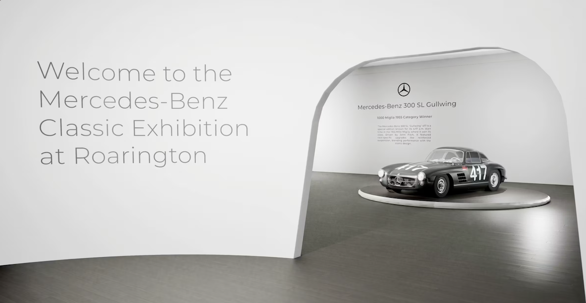 Roarington and Mercedes-Benz Heritage Unite to Bring Classic Cars into the Digital Era image