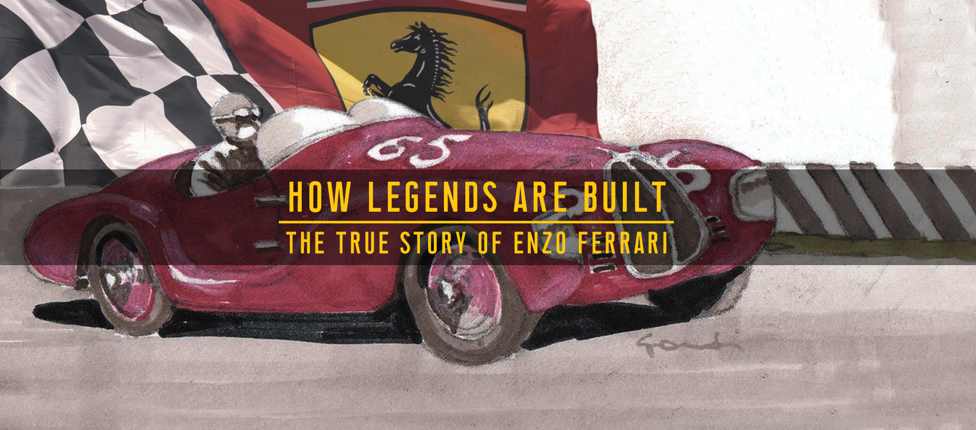How legends are built: the true story of Enzo Ferrari image