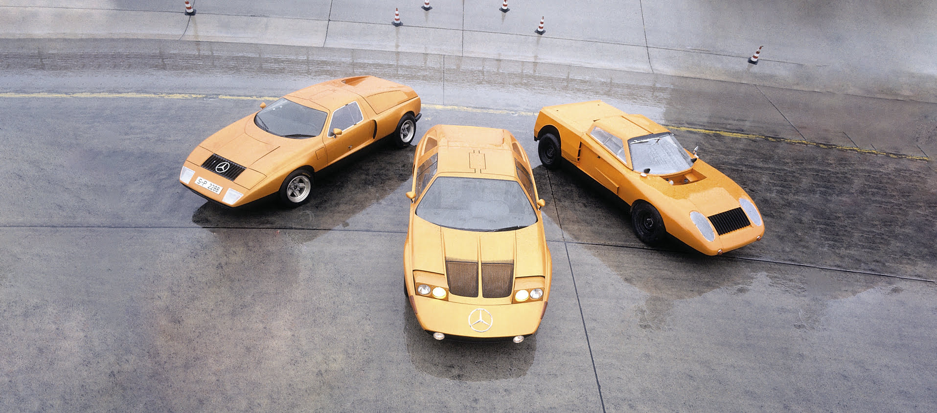 The fallen stars Mercedes C111