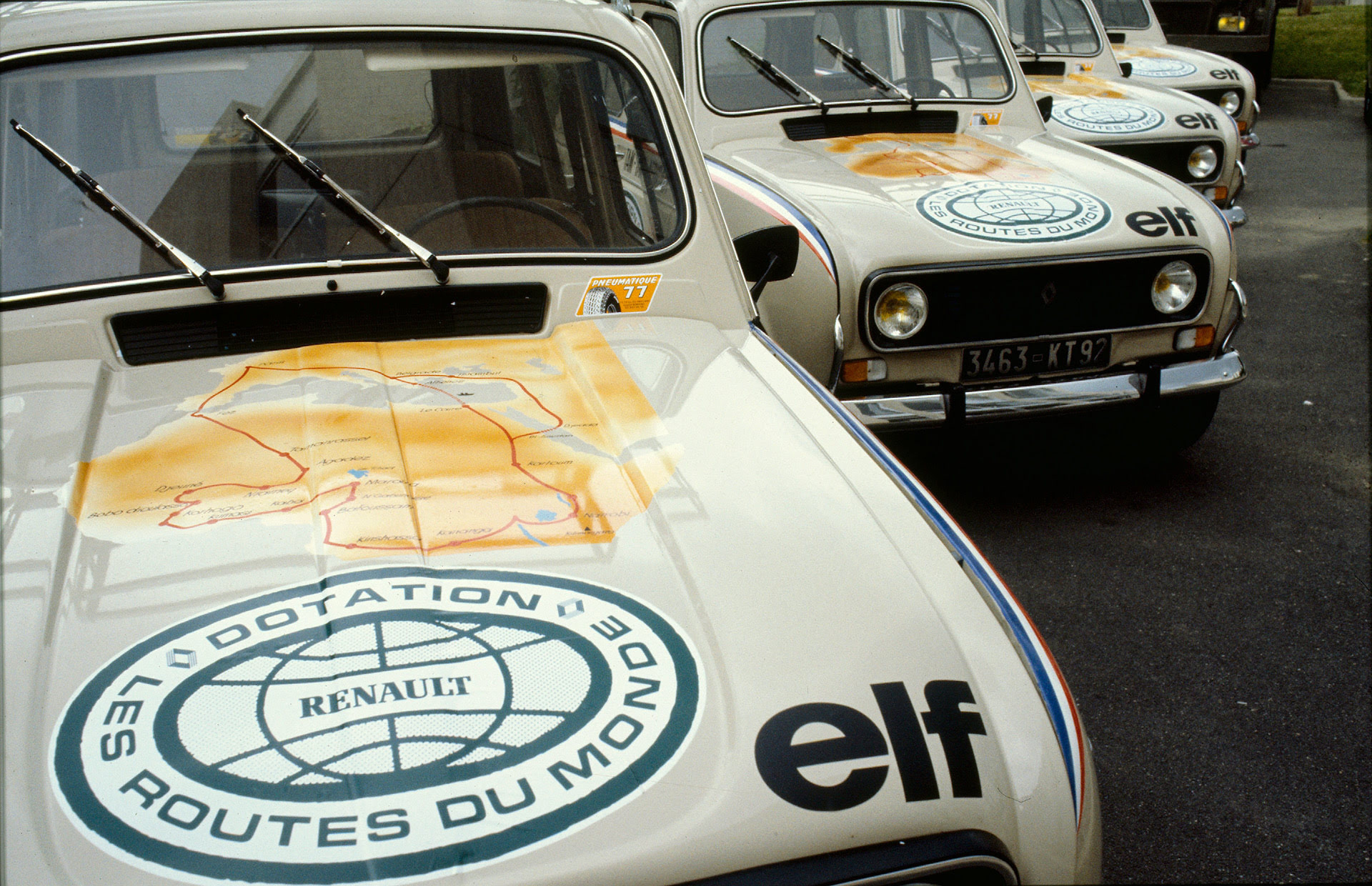 Renault 4 on the World's Routes. - 1