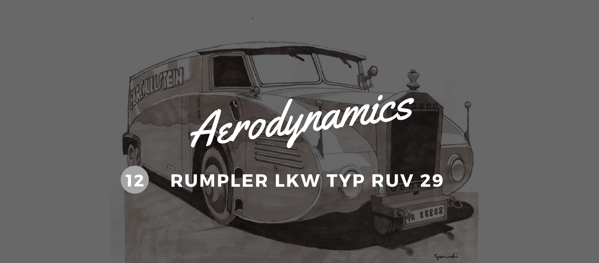 Rumpler LKW typ RuV29. Delivering news hot off the press