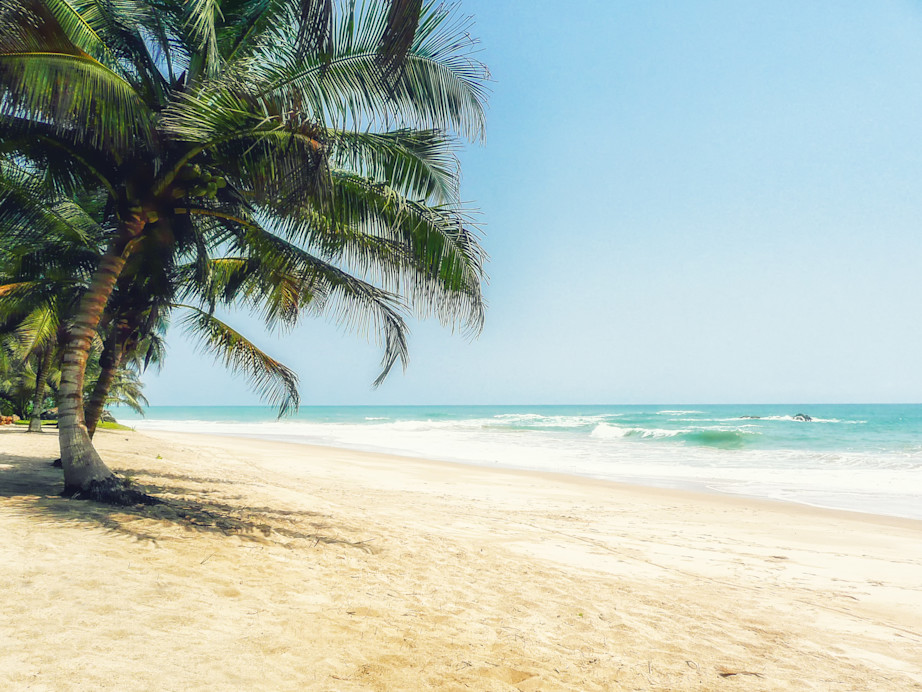 The beach in Accra, Ghana