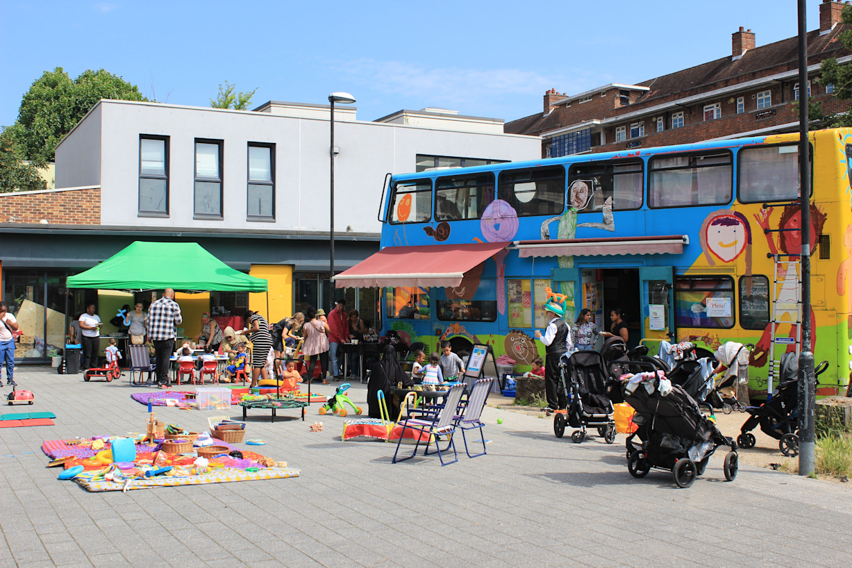 Playbus in Hackney